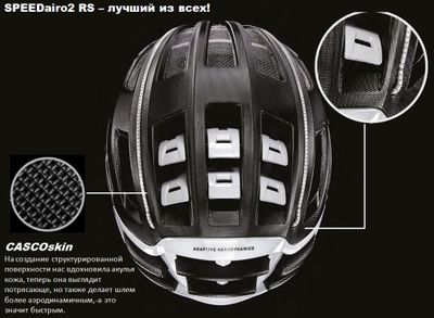 Велосипедный шлем CASCO SPEEDairo 2 RS black-red с визором