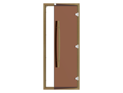 Комплект двери с "бронзовым" стеклом SAWO 742-4SGD-1 купить в Алуште