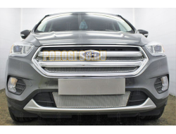 Защита радиатора Ford Kuga II 2016- chrome низ PREMIUM