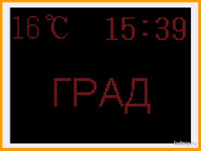 Табло погодных условий 1010*1330мм