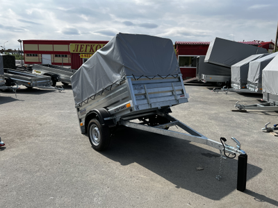 Прицеп «Спутник PRO» (1900x1200x480) увеличенный борт, оцинкованная рама, с силовым подрамником