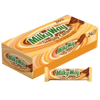 Шоколадный батончик Milky Way Simply Caramel 54,1гр