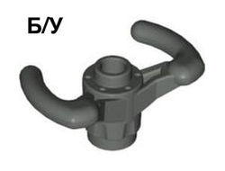 ! Б/У - Technic, Steering Wheel Pilot's Yoke, Dark Gray (40001 / 4143464) - Б/У