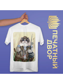 Печать на майке для вашего рыболова