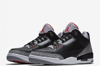 Jordan iii black cement hot sale