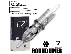 (РАСПРОДАЖА) 7 RLLT-T/0.35 - Round Liner Extra long taper Textured "Ez Revolution"