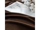 Однотонный сатин постельное белье с вышивкой цвет Шоколад (1.5 спальное, двуспальное) CH029