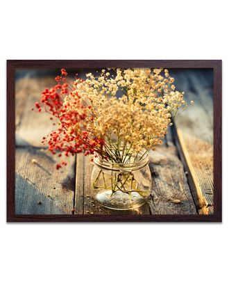 Картина в раме на стену 213кор 70*50 "Цветы".