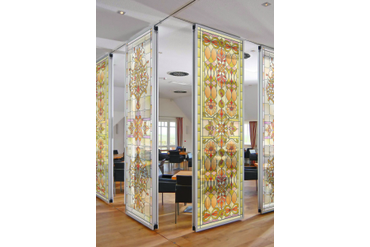Пленка на стекло. Дизайн офисов. Перегородки из стекла