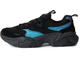 Кроссовки FILA NEBULA Черно-голубые женские (36-41)