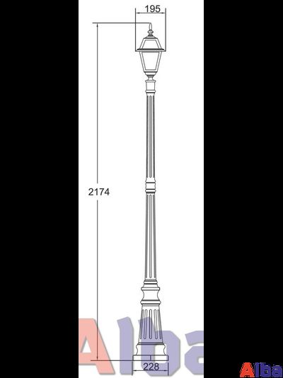 Faro igg 91109 Парковый светильник