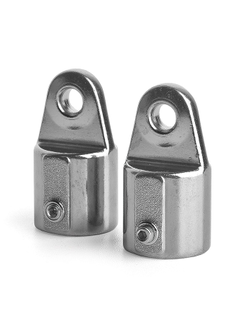 Наконечник рамы тента  7/8, сталь хромированная