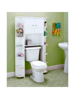 4240970 Стеллаж №СО3 для ванной комнаты 30*88*200см, цвет БЕЛЫЙ