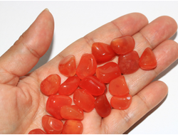 Сердолик, галтовка в ассортименте, Ботсвана (15-20 мм, 2,5-4 г) №8034