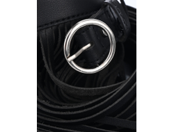 Bonny пояс с бахромой 80 Черный