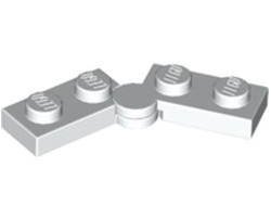 Hinge Plate 1 x 4 Swivel 2429 / 2430, White (2429c01 / 4287153 / 6102776 / 6416527 / 6497109 / 74010)