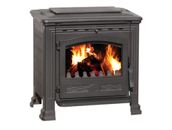 Печь-камин Tena N, эмалированный, черный, Plamen (Хорватия)