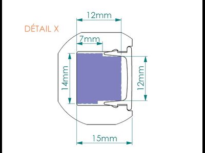 Карниз IL12 WALLSTYL® - 20*25*2000мм