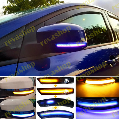 Светодиодные поворотники Ford Focus 2 3 Mondeo 4, цвет неоновый- желтый