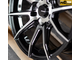 Комплект дисков R15 7,0J ET+40 4*100/4*114,3 Shogun S10 Черный глянец с полированными лучами (S152)