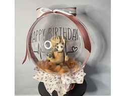 Бабблс с собакой Майк