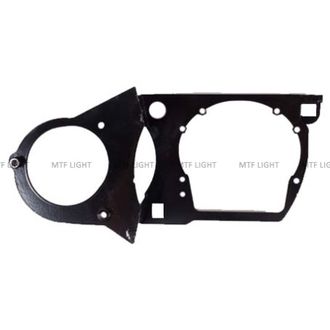 Переходные рамки №157 на Mitsubishi Outlander (2012+) для установки модулей Hella 3R / Koito Q5 FR157