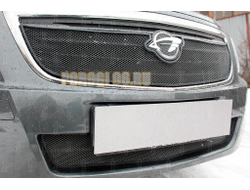 Защита радиатора Chevrolet Cobalt 2013- / Ravon R4 2016- black низ