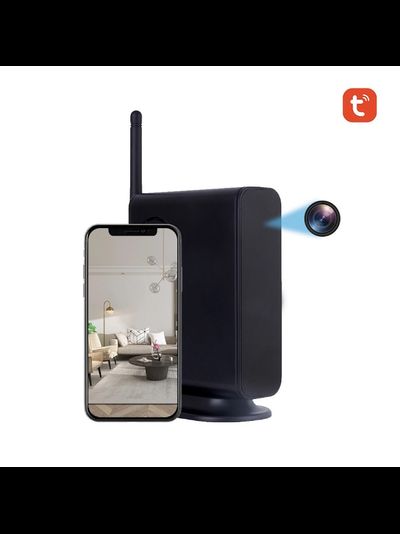 DE/TY009 WiFi видеоняня в корпусе роутера, интерком связь, ночное видение, с DVR. Full HD 2 Mp (Tuya/Ulooka/Smart Life)