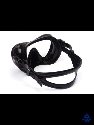 Маска для дайвинга с трубкой Scuba Brothers Flipper Black, комплект