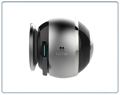 EZVIZ Mini Pano панорамная 360 градусов WiFi (2.4/5 Ггц) видеокамера с DVR, Full HD
