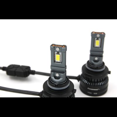 Светодиодные автолампы головного света Aozoom P9/HB3/HB4 (9006/9005) с вентилятором, 12V, 52W, 5500K, чип Korea WT52 (2шт)