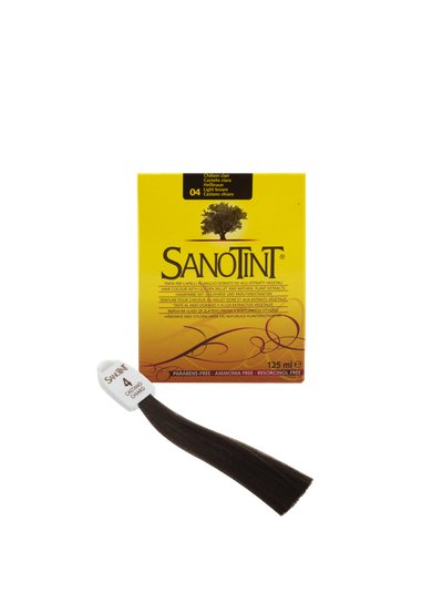 Краска для волос САНОТИНТ №4 светло-каштановая
