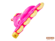 Ролики раздвижные Ridex Wing Pink, пластиковая рама (Розовые) (30-33, 34-37, 38-41)