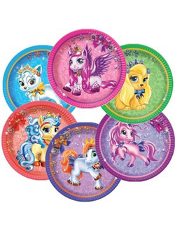 23см Тарелки бумажные 6 шт.