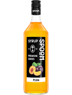 Сироп Spoom Слива, 1 л (для кофе, коктейлей и десертов)