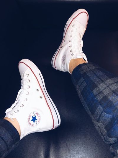 Кеды Converse All Star высокие белые мужские