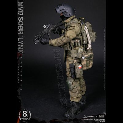 Боец СОБР "Рысь" - КОЛЛЕКЦИОННАЯ ФИГУРКА 1/6 scale RUSSIAN SPETSNAZ MVD - SOBR LYNX (78059) - DAMTOYS