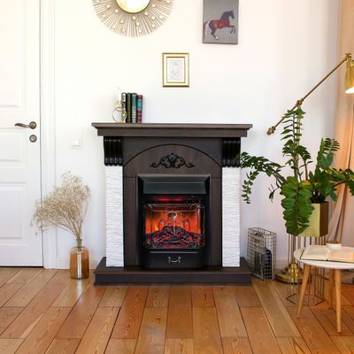 Электрокамин Corfino NT с очагом Majestic