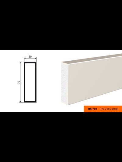 Фасадный молдинг из пенополистирола с покрытием LEPNINAPLAST (Лепнинапласт)  МВ-70/1