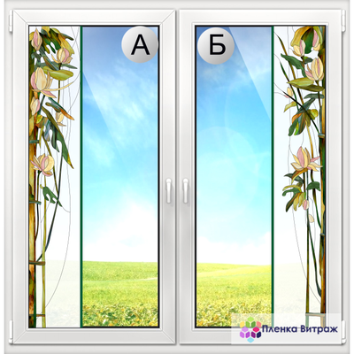 ВИТРАЖНАЯ ПЛЕНКА F-3
