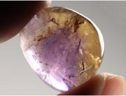 Аметрин, галтовка, Боливия (23*21*18 мм, 13,2 г) №38334