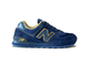 New Balance 574 Темно-синие замшевые