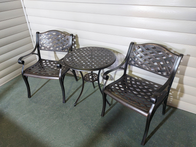 Комплект мебели из алюминия Paris 60