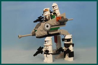 # 8014 Боевой Комплект: Шагающие Роботы–Клоны (Боевой Комплект 2009) / Clone Walker Battle Pack 2009