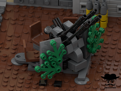 Flack 38 - немецкое зенитное орудие Лего
