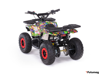 Детский квадроцикл MOTAX GRIZLIK MINI Х16 E1000 граффити