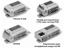 4/2, 4/3, 2x3/2 пневмораспределители SJ2000/3000