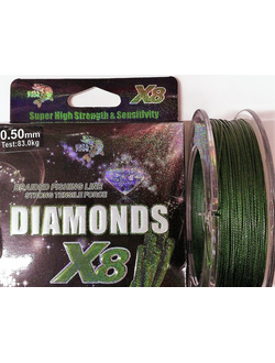 Леска плетёнка  8 жилок 0,35мм,  125м