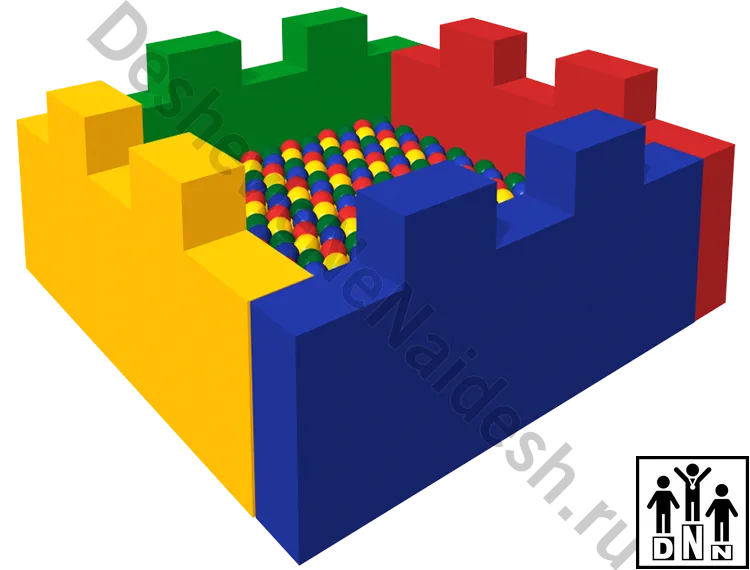 Сухой бассейн с шариками форт