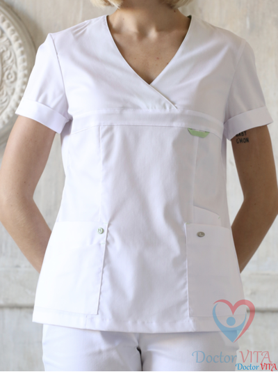 Блуза «Альфа», белый